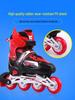 Children's Adjustable Inline Roller Skates Set with Flash Wheels, Helmet, and Protective Gear