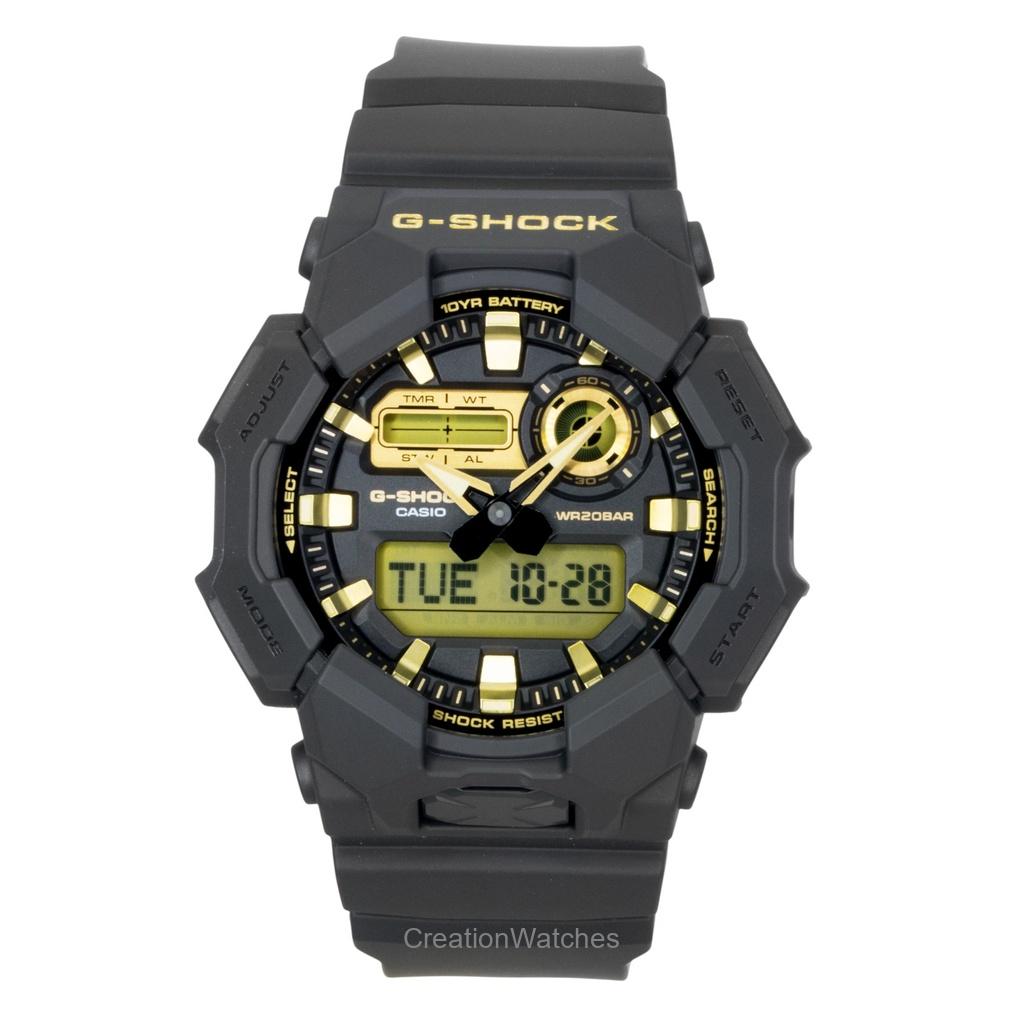 Casio G-Shock Analog Digital Bio-Based Resin Strap Black Dial Quartz GA-010GB-1A9 200M Men's Watch