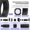 Astromania T2 T Ring Adapter with 42mm Diameter Thread Compatible with Canon EOS DSLR/SLR Camera, Metal T-Mount Telescope Camera Adapter for