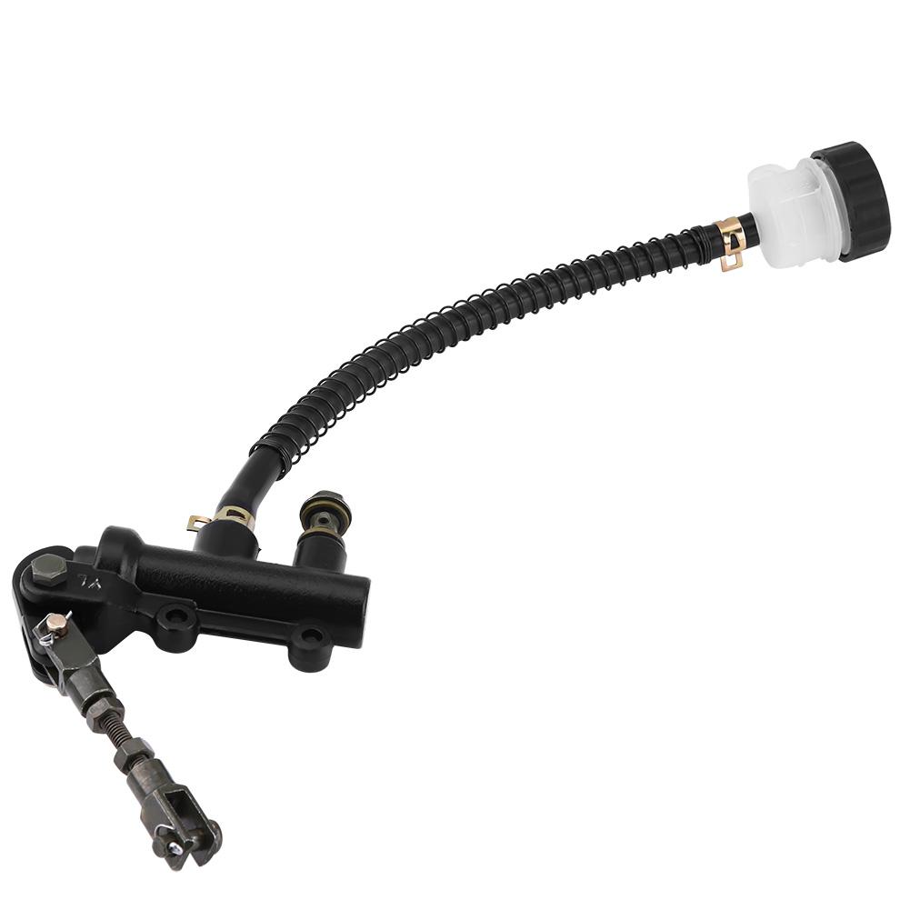 Bremszylinder Pumpe, Faltbarer Hinterrad Fußbremszylinder, Hydraulischer Hauptzylinder Pumpenbehälter für Motorrad, ATV, Dirtbike