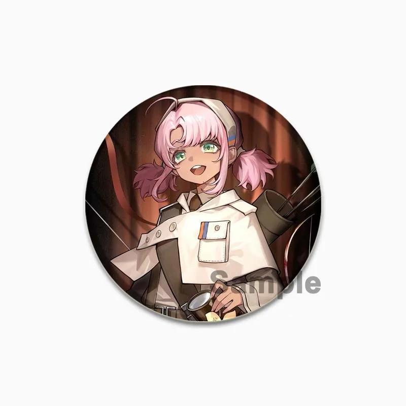 32/44/58mm Electronic Role Playing Games Badge Spathodea Ezra Desert Flannel Brooches Handmade Lapel Pins for Clothes Hat Backpack Jewelry
