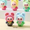 9pcs/Set Doubao Figure Toy Mini Bear Figurine Desktop Decoration Ornaments Toys Boys Girls Christmas Gifts