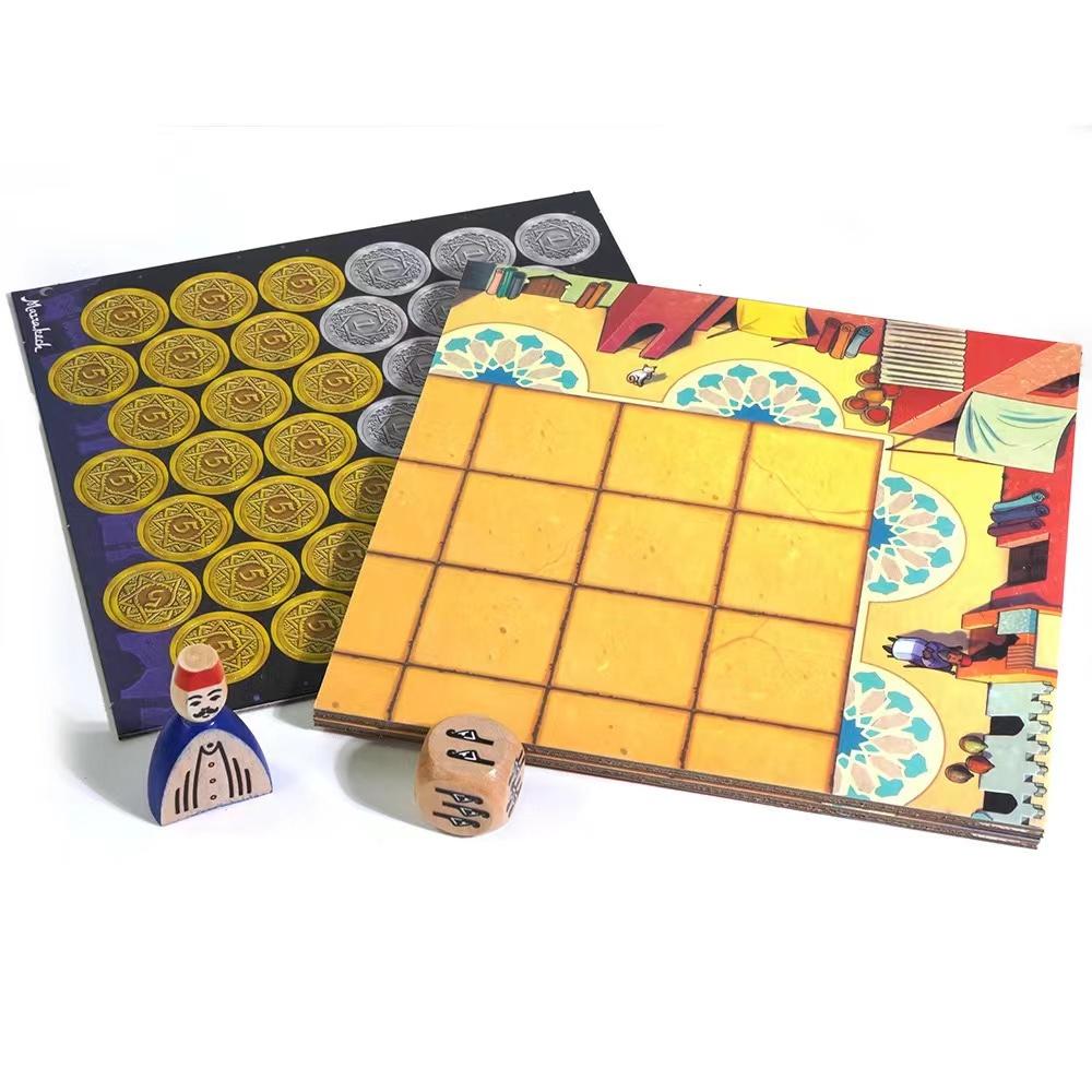 Gioco di Strategia Marrakech per Famiglie Party Giochi di Carte da Tavolo