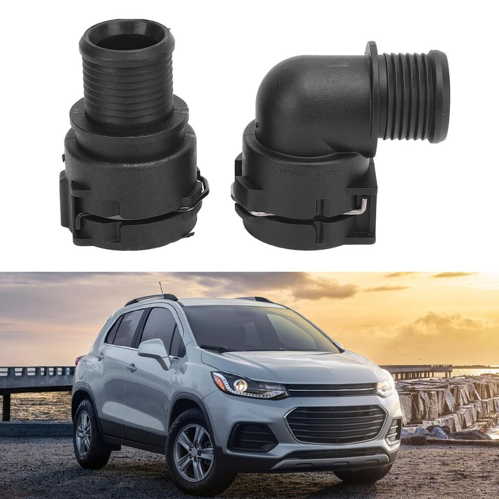 Heater Inlet Hose Connector 95089363 Straight Elbow Type Sturdy Plastic for  2012-2020 Plastic Heater Inlet Hose Connector