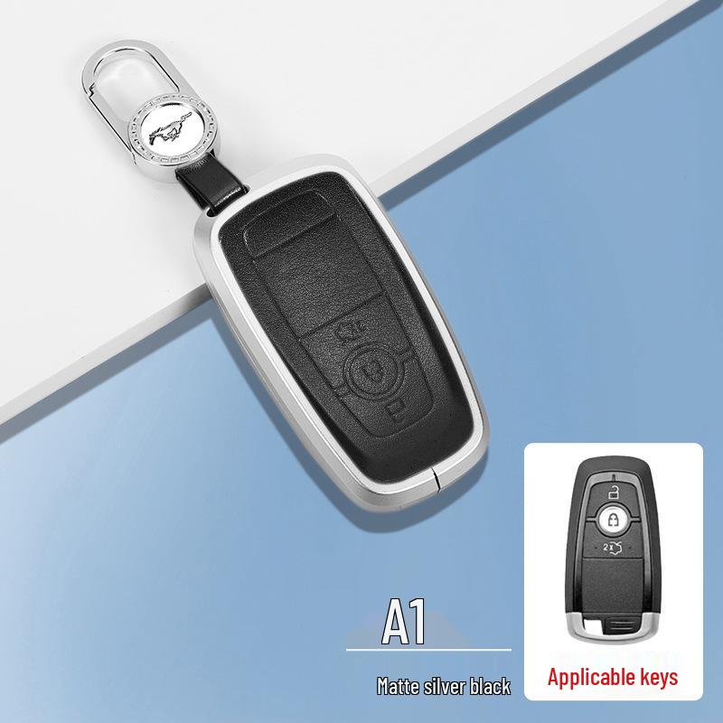 Metal Protective Key Shell for 2015-2017 Ford Mustang - Unisex Design