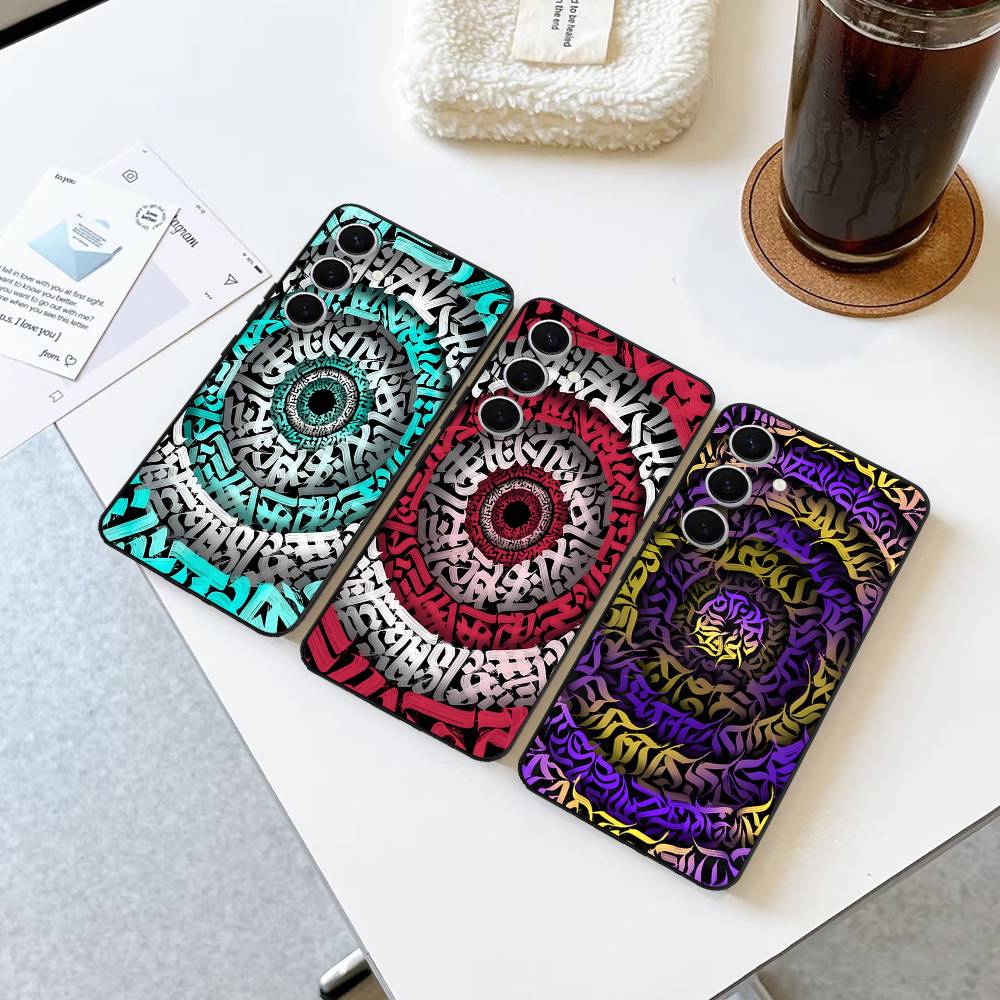 Pokras Totem Design Art Graffiti Phone Case For Samsung S 24 Fe 25 Ultra Plus 20 Lite 21 30 22 23 24 22 Ultra 5G Fundas