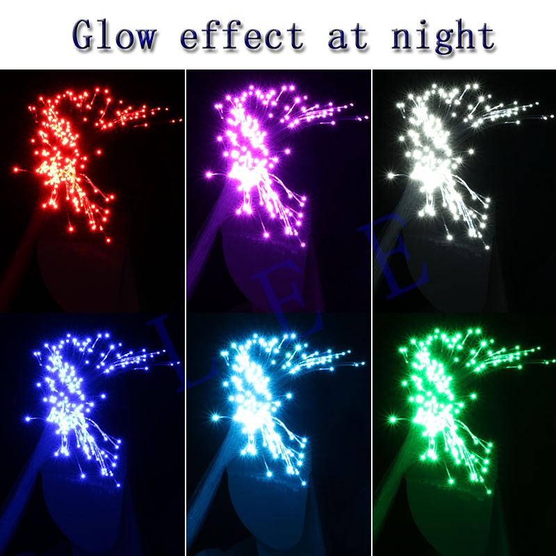 Kunststoff Glasfaser-Kabelende Leuchtend 1,0mm 100-300M für alle Arten von LED-Lichtquellen-Treiber-Maschinen DIY Decke Sternenhimmel Licht