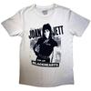 Joan Jett and The Blackhearts Crosshatch T Shirt Sand