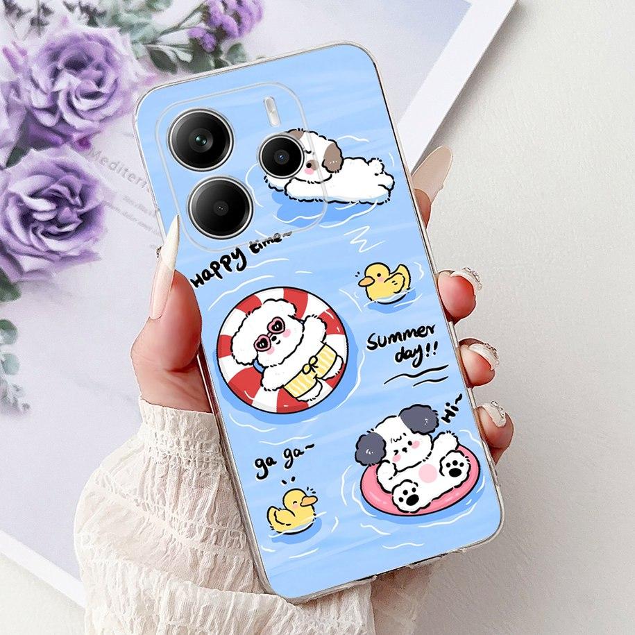 For Cover Xiaomi Redmi Note 14 4G Phone Case Luxury Marble Machine Soft Silicone Slim TPU Funda For Redmi Note 14 4G Note14 Capa