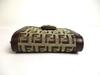 Authentic FENDI Zucca Canvas Brown Leather Bifold Wallet Compact Wallet #a466  Refurbished