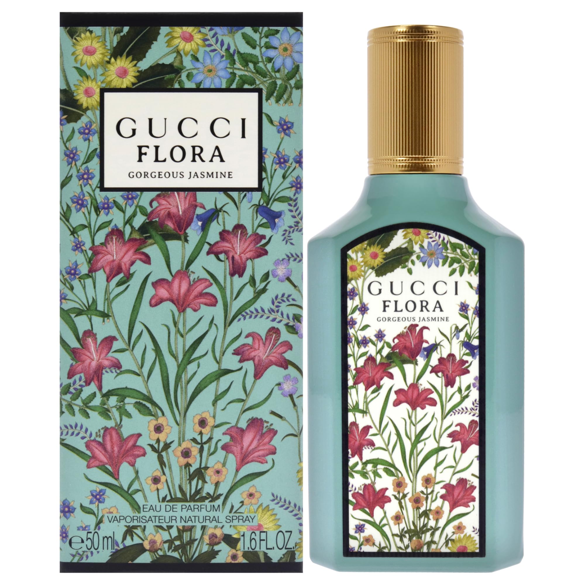 

Gucci Flora Gorgeous Jasmine by Gucci for Women 1.6 oz Eau de Parfum Spray 1.6 Fl Oz (Pack of 1)