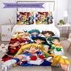 3pcs Sailor Moon Design Cover Set - HD Printed Bedding with 1 Cover and 2 Pillowcases - Perfect for Home and Dorm Decor