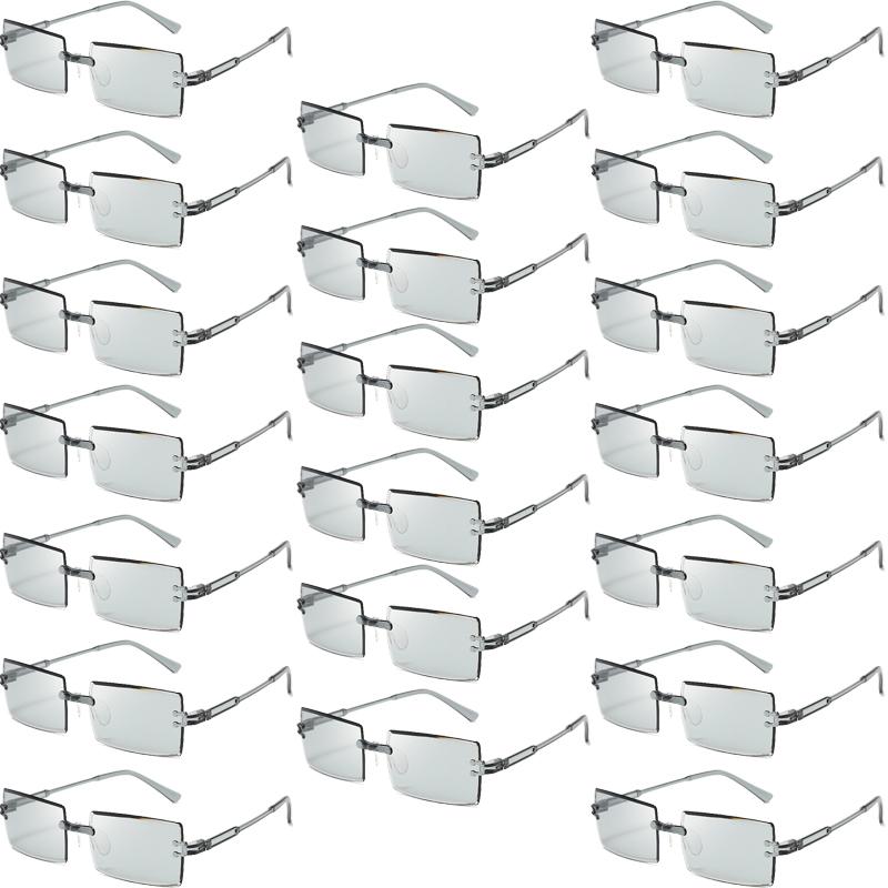 2pcs New Large Frame Square Sunglasses Women Metal Frame Colorful Lens Eyewear  Gradient Design Ladies Snake Decoration Glasses