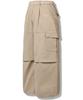 GUBIN Suede Cargo Pants - Beige