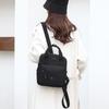 Nylon Backpack Women's Schoolbag Solid Color Small Handbag Travel Lightweight Backpack