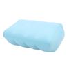 Inflatable Leg Elevation Pillow PVC Flocking Portable Inflatable Leg Wedge Pillow for Sleeping Swelling Blue