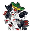 M Building Block Compatible Lego, King J-Der Mech Model, Parts Robot Male