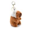 Cosplay Capybara Plush Keychain Backpack Pendant Cartoon Car Keyring Handbag Decoration Women Bag Decors Birthday Gift