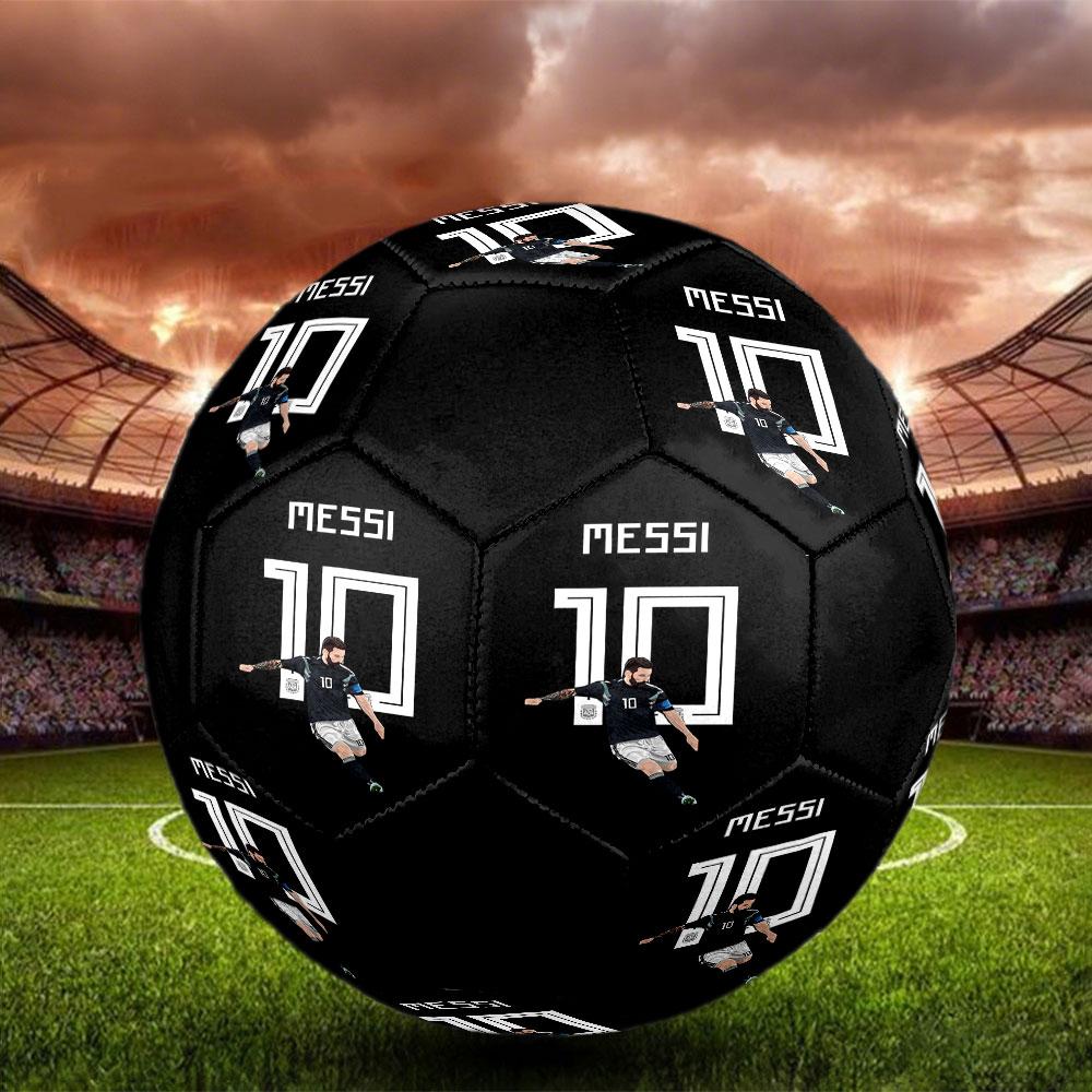 1pc Messi Soccer Ball Size 5 Indoor Soccer Ball Fashion Colorful Backyard Game - Great For Sports Fans Gift HE13