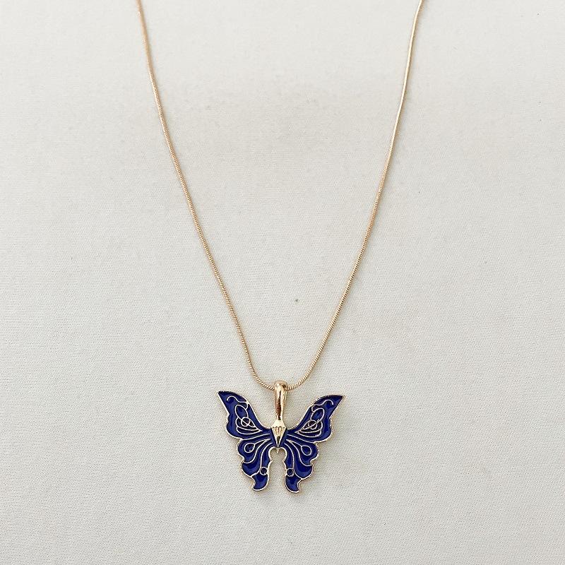 JMXD-Butterfly Fairy Necklace Dream Wonderland Alina Butterfly