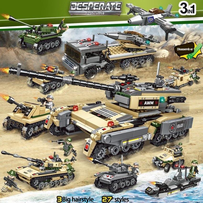 8-In-2 Armored combat vehicle High-Quality And High-Quality Armored Transport vehicle High-Quality Building High-Quality Blocks, High-Quality