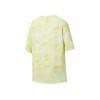 Saucony Loose Fit Round Neck Pullover Short Sleeve T-Shirt Women Tops Yellow Green Tie-Dye SC1249060A-PR61