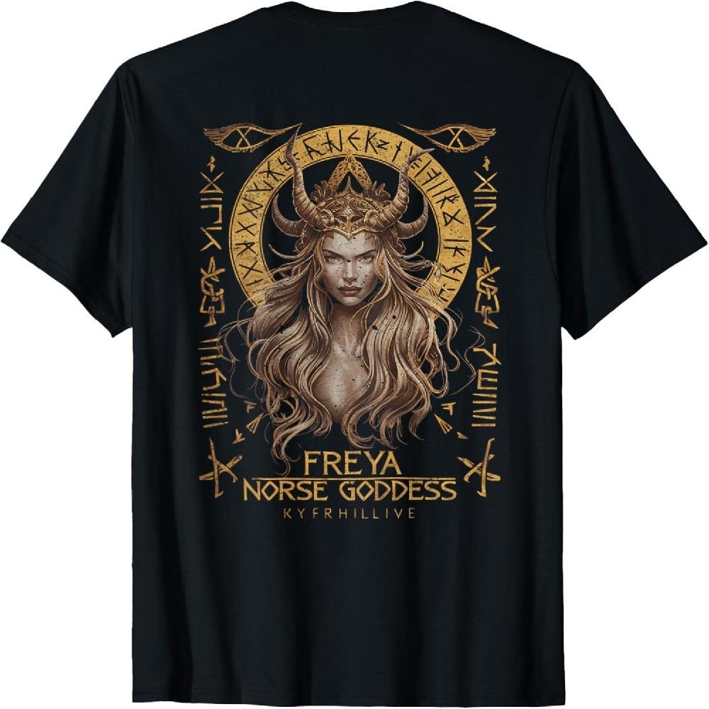 Фрейя - Богиня скандинавских мифов Viking Culture Футболка XXXXXL чёрный