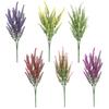 2Pcs Simulated Flowers High Simulation Bright Layered Bouquet No Withering Fading Fake Flower Home Office Decor