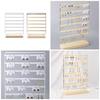 Jewelry Display Stand Durable Earring Organizer with 120 Holes Earrings Rack