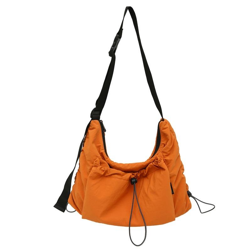 Casual Lazy Wind Girls Crossbody Bag Women's Bag Daily Versatile Large Capacity College Student Class Shoulder Bag