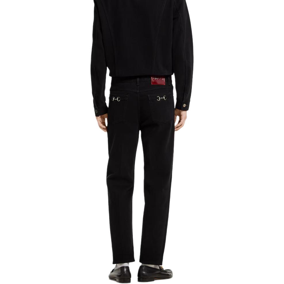GUCCI Morsetto Cropped Jeans 835215-XDDCD-1043