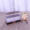 Model Dollhouse Cake Case Furniture Mini Food  Bread Stand Miniature Bakery Case  Food Model