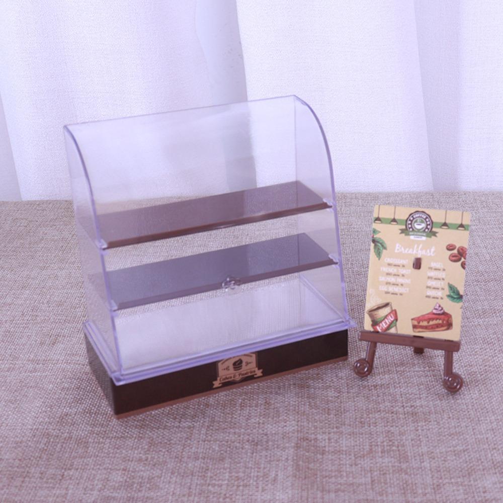 Model Dollhouse Cake Case 1:12 Scale Mini Food  Bread Stand Miniature Bakery Case  Food Model