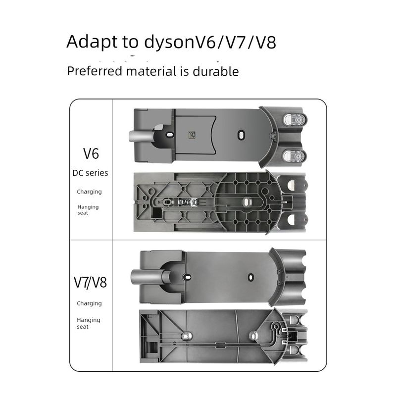 Suitable for Dyson Vacuum Cleaner Accessories V6V7V8 Charging Base V12V10Slimv11 Storage Rack