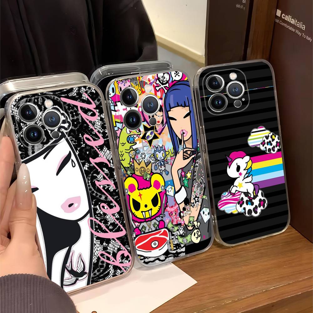 Japan Tokidoki For IPhone 17 16 16e 15 14 13 12 11 Pro Max Mini Plus Phone Case