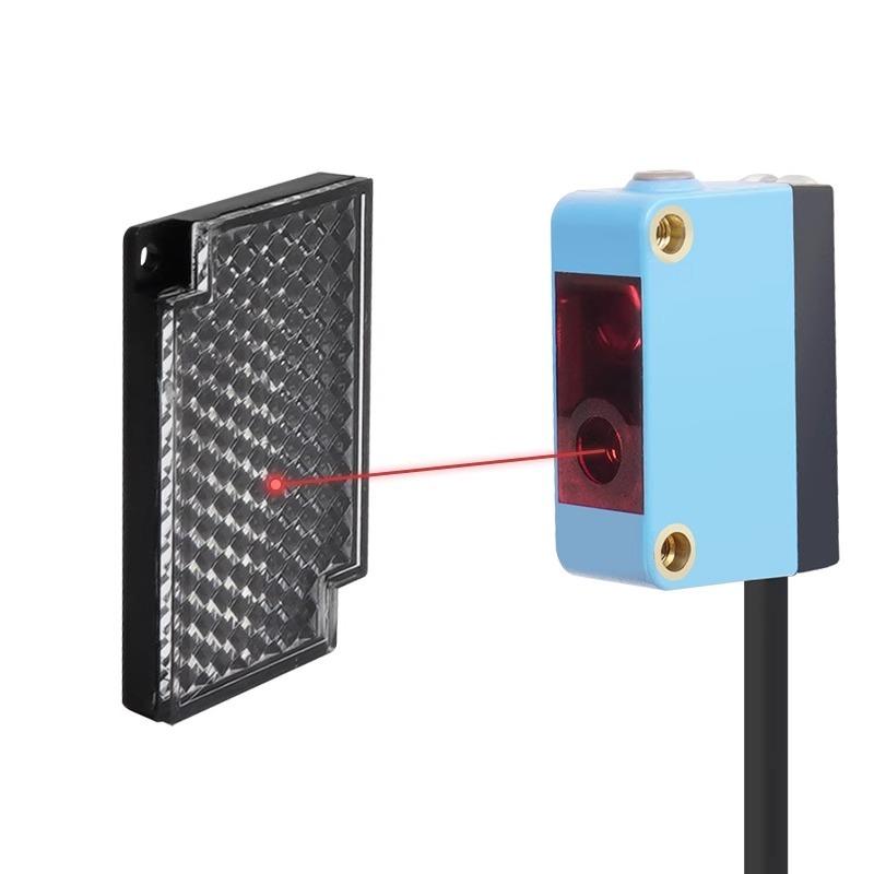 E3Z-R61-BGS Square Background Suppression Specular Reflection Type Laser Sensor Photoelectric Switch Npn24v Detection Distance
