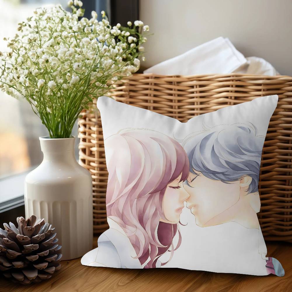 A-Ao H-Haru R-Ride Anime Pillow Cover For Bedroom Room And Living Room Sofa Decorative Cushion Cover