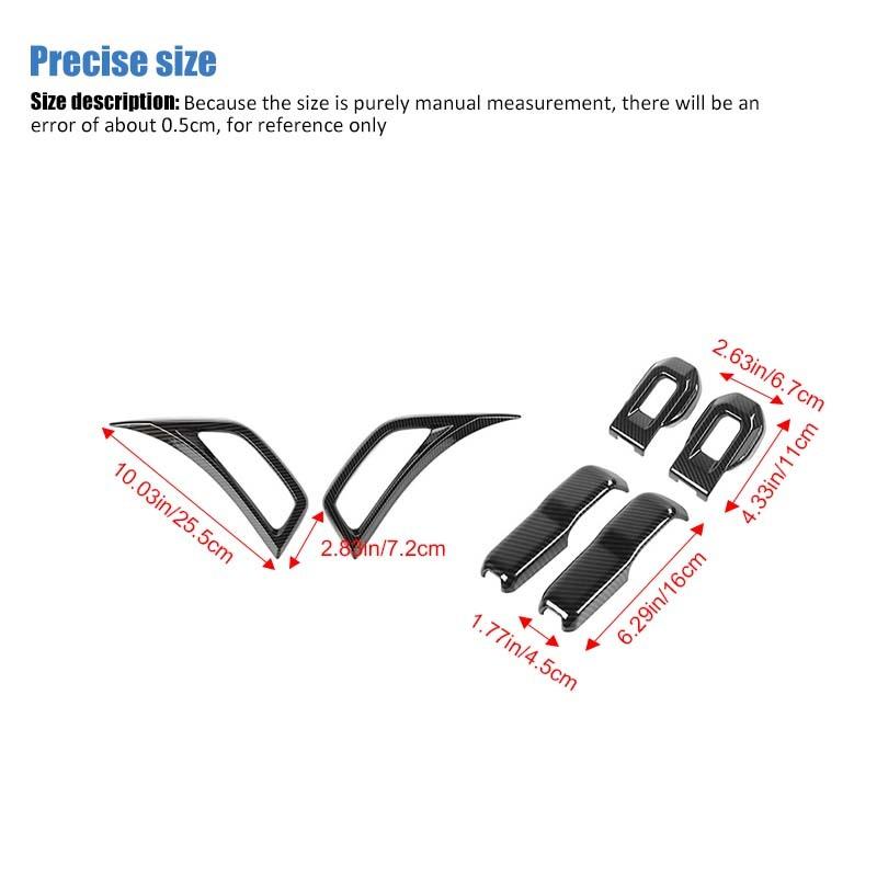 Car Hood Ornament Fender Air Vent Decoration Protective Cover For Jeep Wrangler JL JT Gladiator 2018 Up Car Exterior Accessories