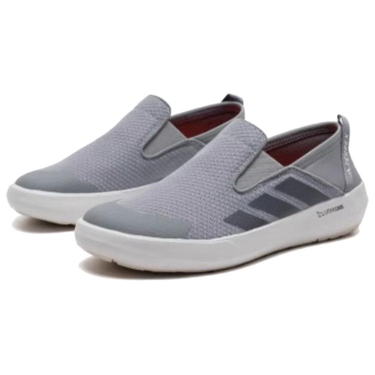 Adidas Terrex Boat Slip-On Climac Lightweight Low-Top Hiking Shoes Unisex Hiking Shoes Gray JR1820