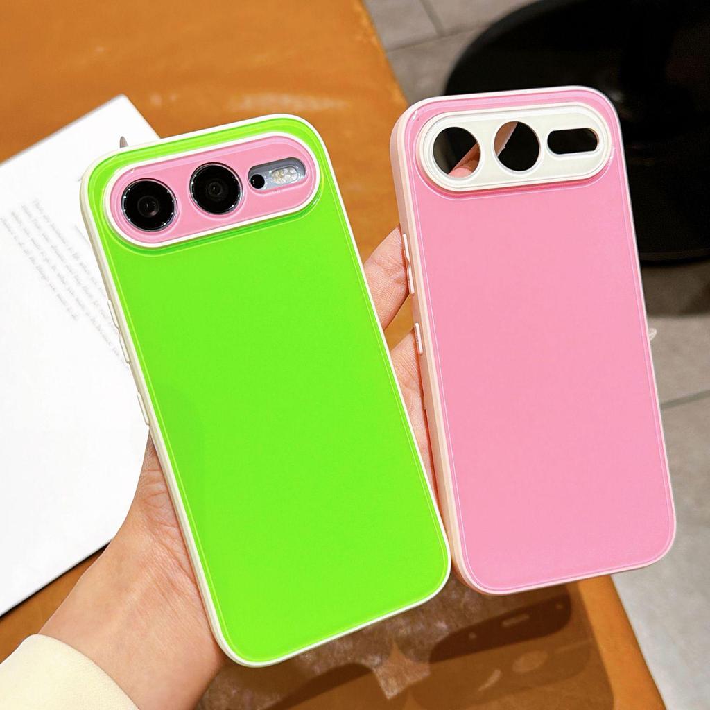 Honor 600/600 Pro Domestic Version Dopamine Color Blocking Protective Case with Hard Bottom & Soft Edge