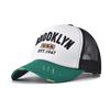Baseball Cap Adult Net Cap Summer Hat Mesh Hat Air Permeable Ventilated Hat Unisex Brooklyn Usa 3D Embroidered Stitching Shade Spring Autumn Cap