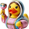 Jesus Duck and Mary Duck StatuesHome Garden Desk Decorations Handicrafts Gifts