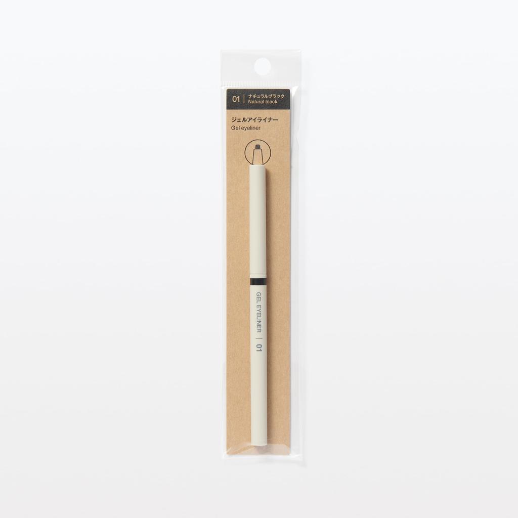 MUJI Gel Natural OAP82A4S Eyeliner, Black,