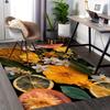 1pc Citrus Floral Office Chair Mat - Festive Gift for Home Decor, Suitable for All Seasons and Rooms.P049