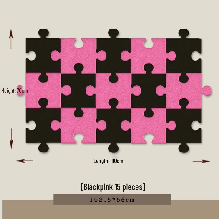 3D Felt Puzzle Wall Decor & Message Board