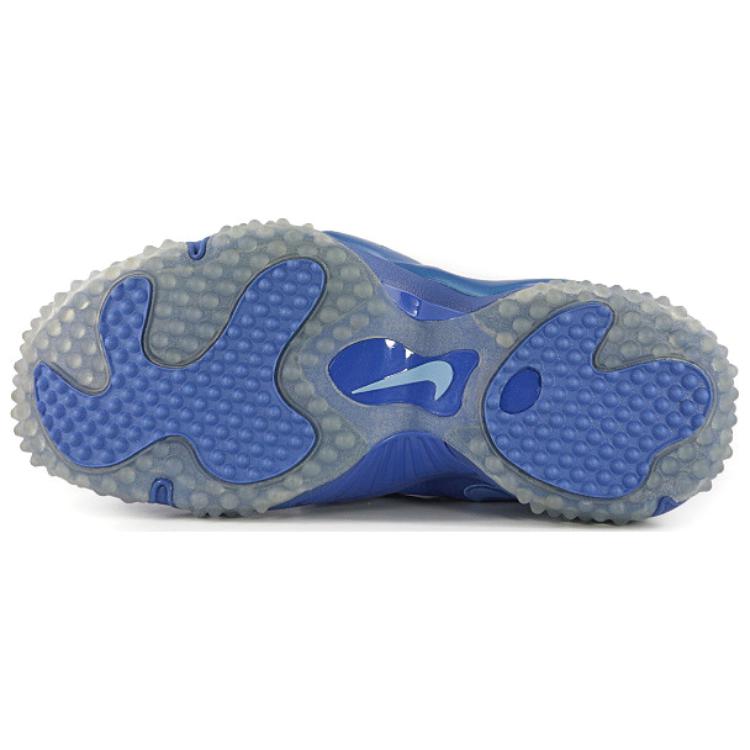 Nike Air Zoom Turf Jet 97 Bequeme Und Leichte Dämpfung Rutschfeste Mittelhohe Basketballschuhe Herren Blau 621957-404