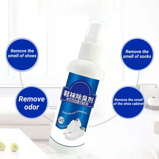 100ml Shoes Deodorant Spray with Mild Formula and Anti-Itch Properties