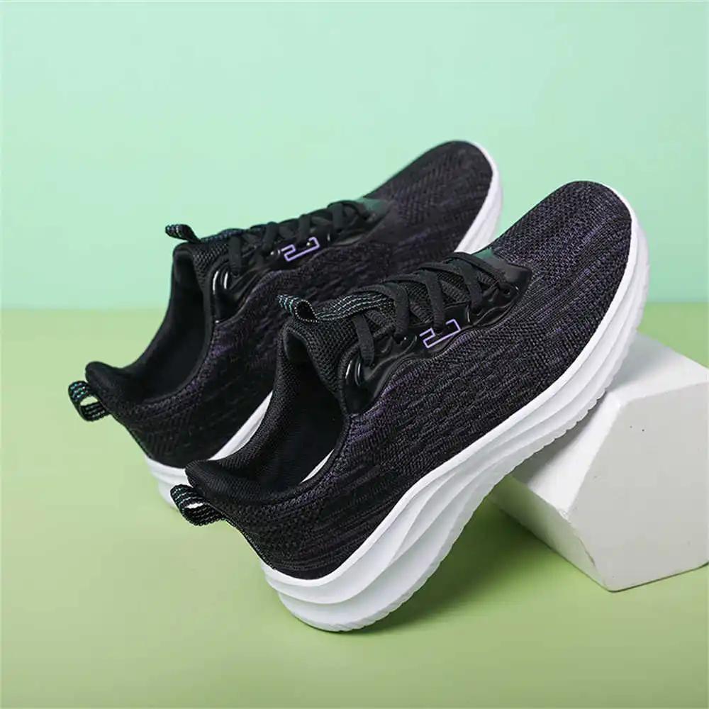 Super Big Size Purple Thick Sole Shoes Oxford Outdoor Women Boots Sneakers Women Heel Sports Industrial Sewing Luxary Tenks