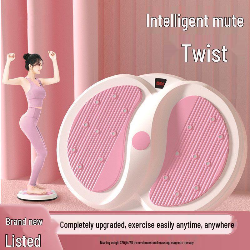 

Women s Waist Twister: Fitness Disc for Abdominal Toning, Fat Burning, Massage, and Waist Shaping. Fairy Pink [Large Base] 180kg