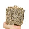 Boutique De FGG (in stock) Crystal Women Evening Clutch Bag Wedding Bridal Minaudiere Box Rhinestone Handbags and Purses